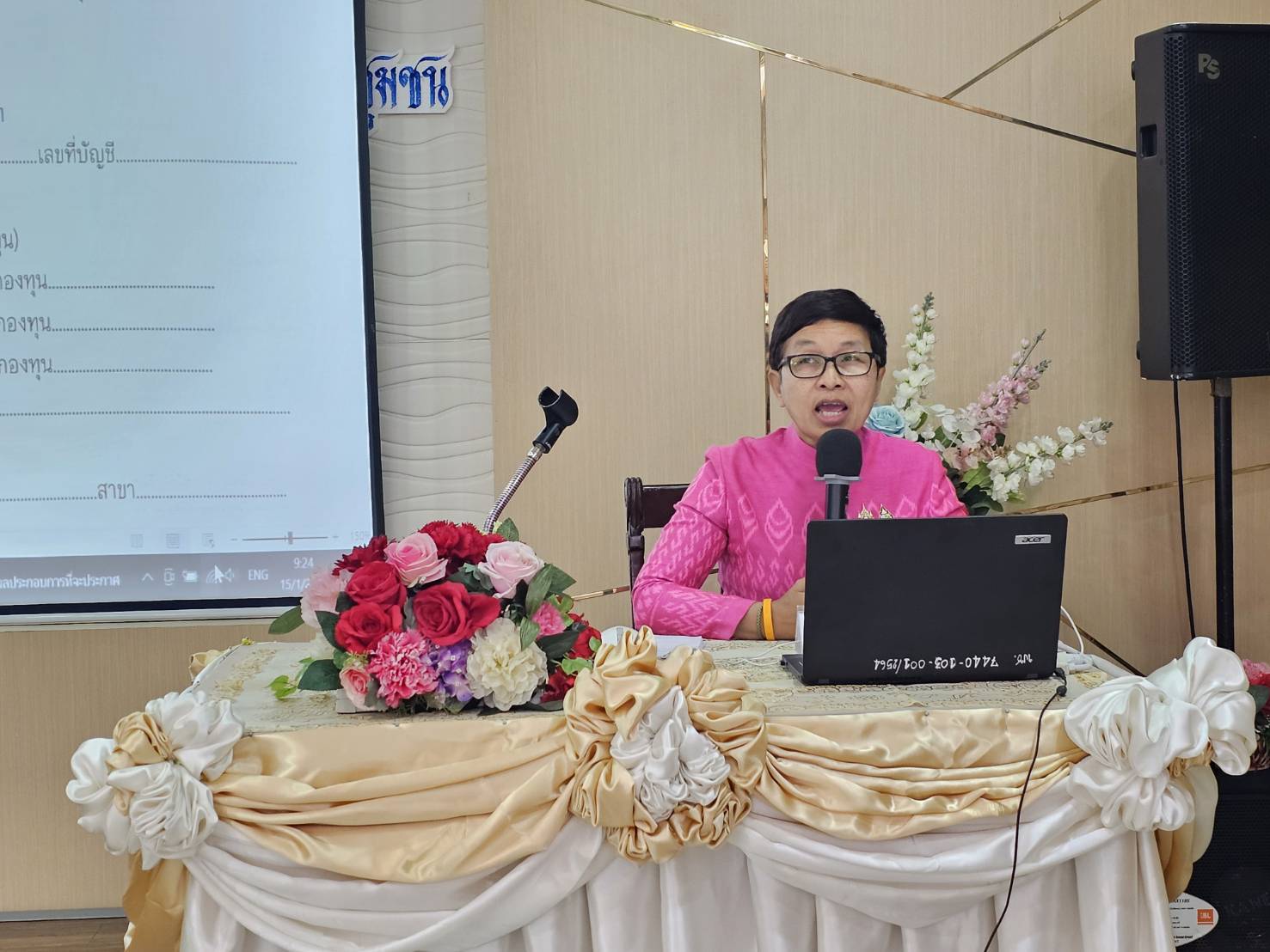 พช.หนองคาย ดำเนินโครงการประชุมเชิงปฏิบัติการคณะกรรมการเครือข่ายกองทุนแม่ของแผ่นดินหนุนเสริมความเข้มแข็งหมู่บ้าน/ชุมชน สู่การเป็นพื้นที่ปลอดภัยจากยาเสพติด วันที่ 2