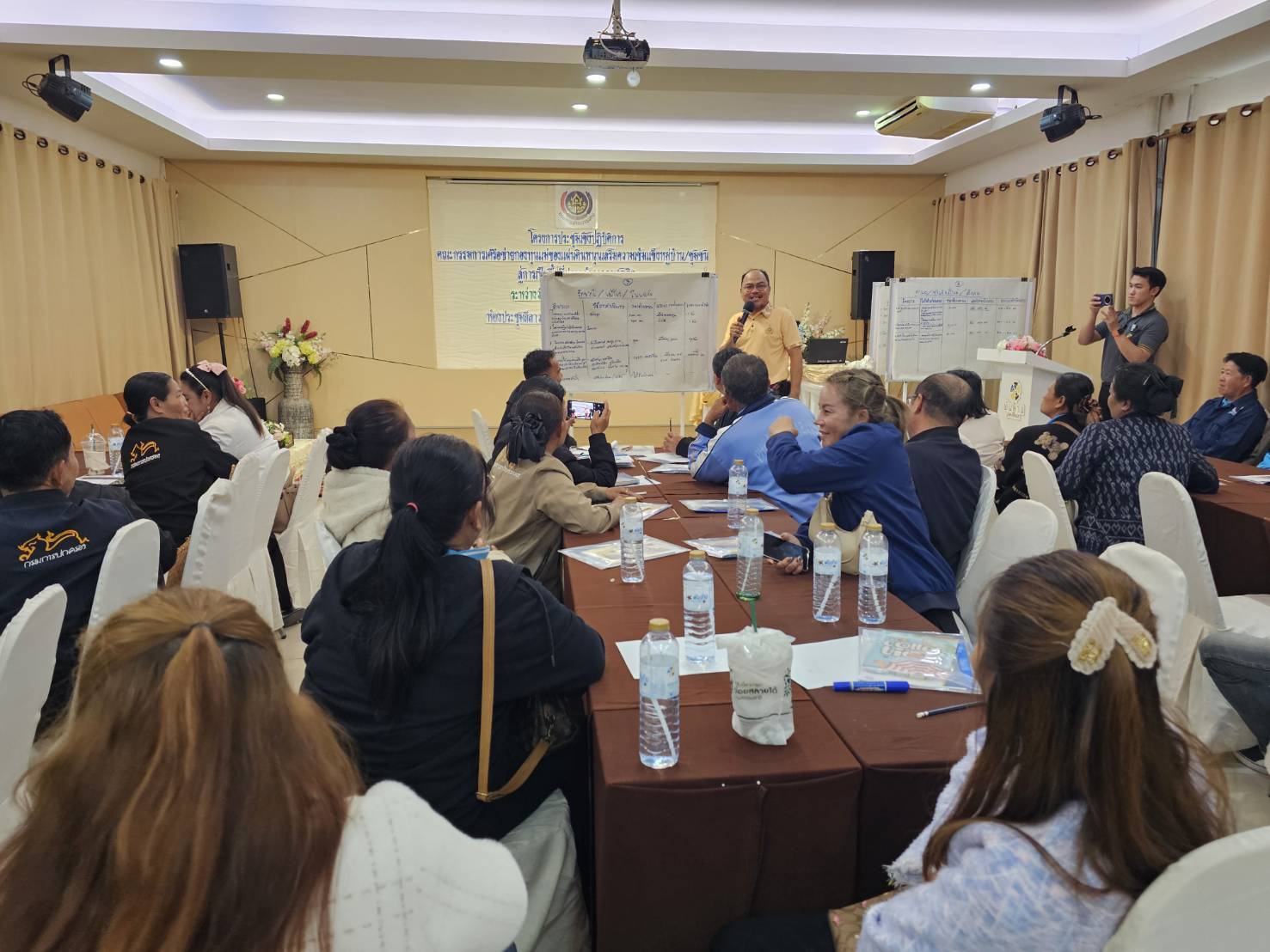 พช.หนองคาย ดำเนินโครงการประชุมเชิงปฏิบัติการคณะกรรมการเครือข่ายกองทุนแม่ของแผ่นดินหนุนเสริมความเข้มแข็งหมู่บ้าน/ชุมชน สู่การเป็นพื้นที่ปลอดภัยจากยาเสพติด วันที่ 2