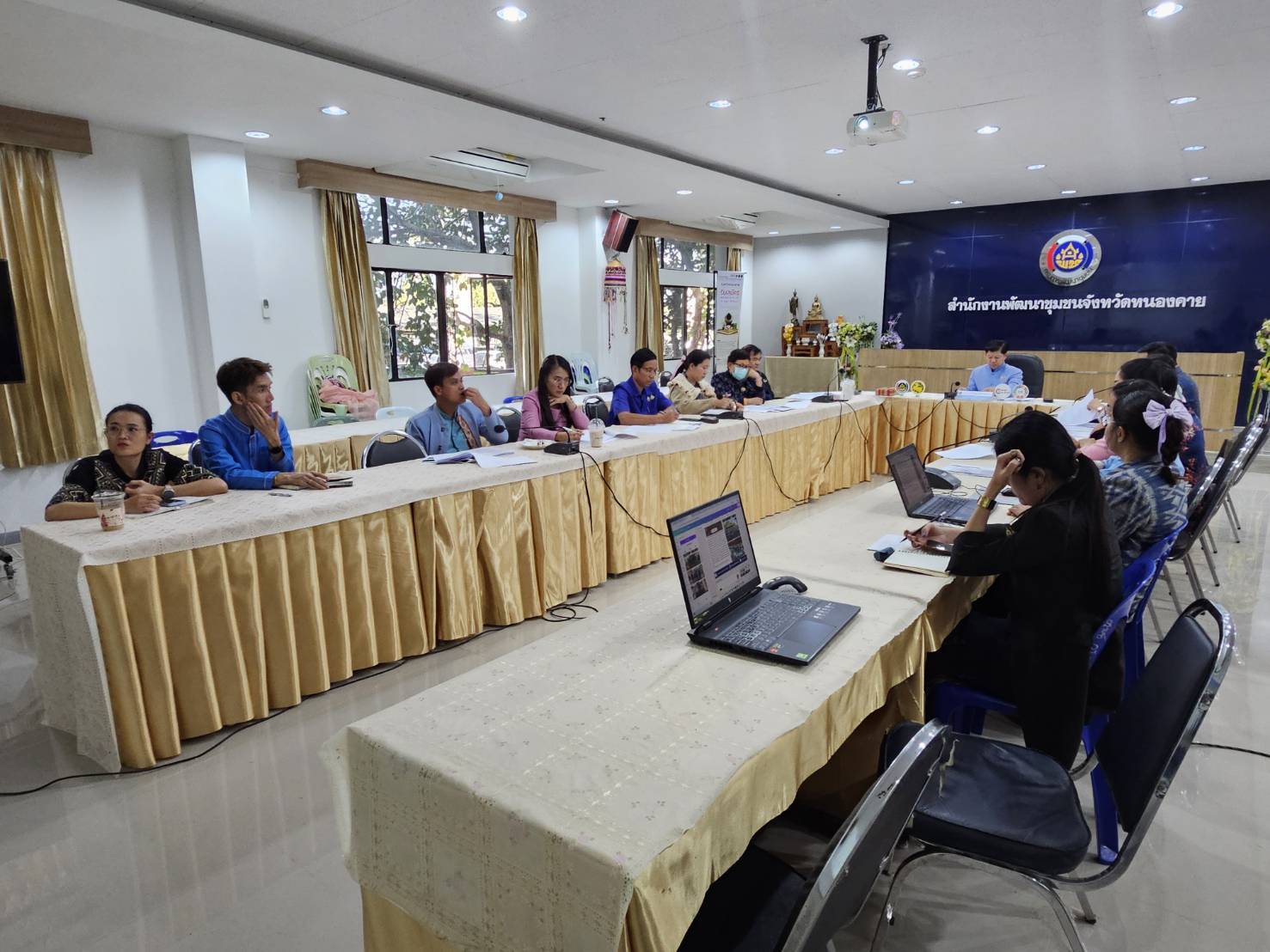 พช.หนองคาย ดำเนินการประชุมคณะกรรมการและคณะทำงานรับผิดชอบตัวชี้วัดการประเมินผลการปฏิบัติราชการของข้าราชการกรมการพัฒนาชุมชน จังหวัดหนองคาย ประจำปีงบประมาณ พ.ศ. 2568