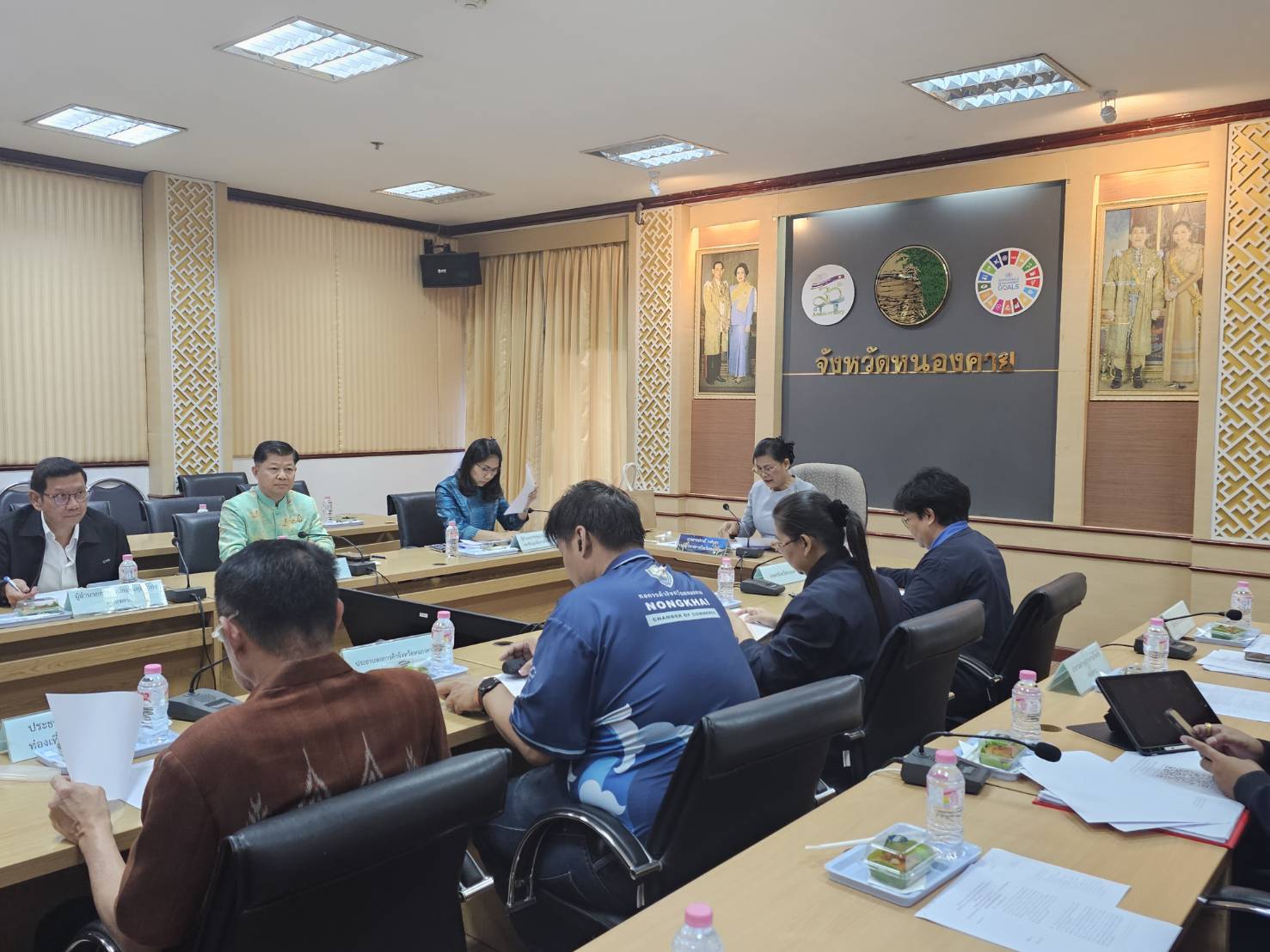 พช.หนองคาย ร่วมประชุมคณะกรรมการร่วมภาครัฐและเอกชนเพื่อแก้ไขปัญหาทางเศรษฐกิจกลุ่มจังหวัดภาคตะวันออกเฉียงเหนือตอนบน 1 (กรอ.กลุ่มจังหวัดฯ) ครั้งที่ 2/2568