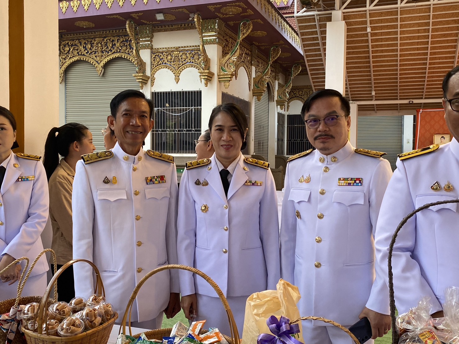 พช.หนองคาย ร่วมพิธีทำบุญตักบาตรถวายพระกุศล เนื่องในโอกาสวันคล้ายวันประสูติ สมเด็จพระเจ้าลูกเธอเจ้าฟ้า สิริวัณณวรี นารีรัตนราชกัญญา