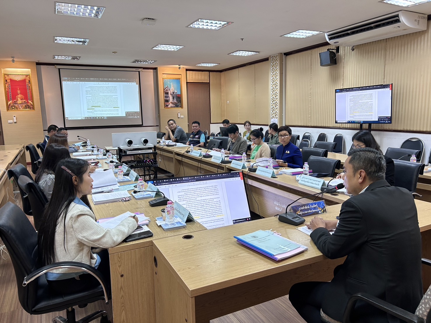 พช.หนองคาย ร่วมประชุมคณะกรรมการบริหารและจัดหาระบบคอมพิวเตอร์ของหน่วยงานในสังกัดกระทรวงมหาดไทย จังหวัดหนองคาย ครั้งที่ 1/2568