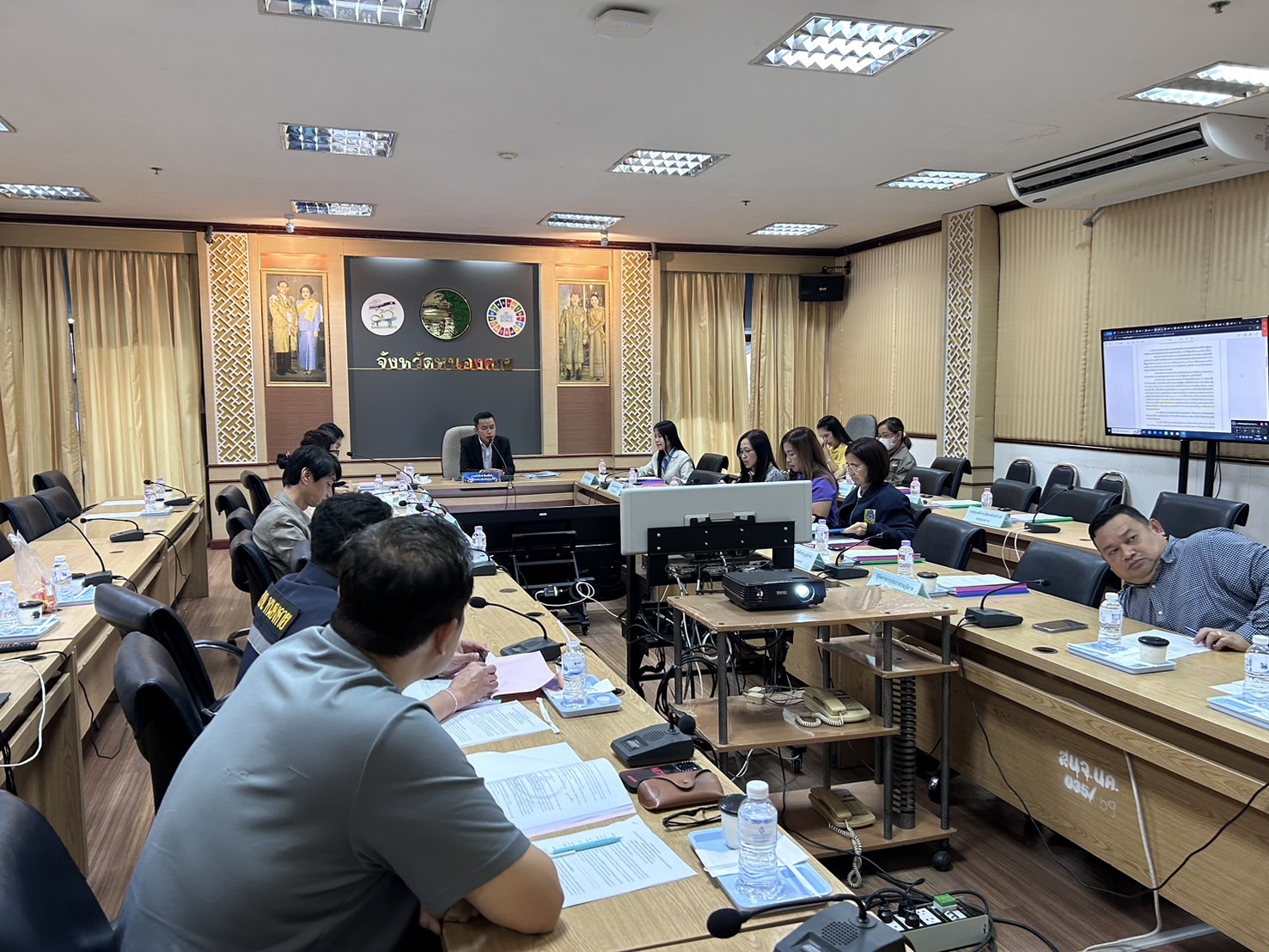 พช.หนองคาย ร่วมประชุมคณะกรรมการบริหารและจัดหาระบบคอมพิวเตอร์ของหน่วยงานในสังกัดกระทรวงมหาดไทย จังหวัดหนองคาย ครั้งที่ 1/2568