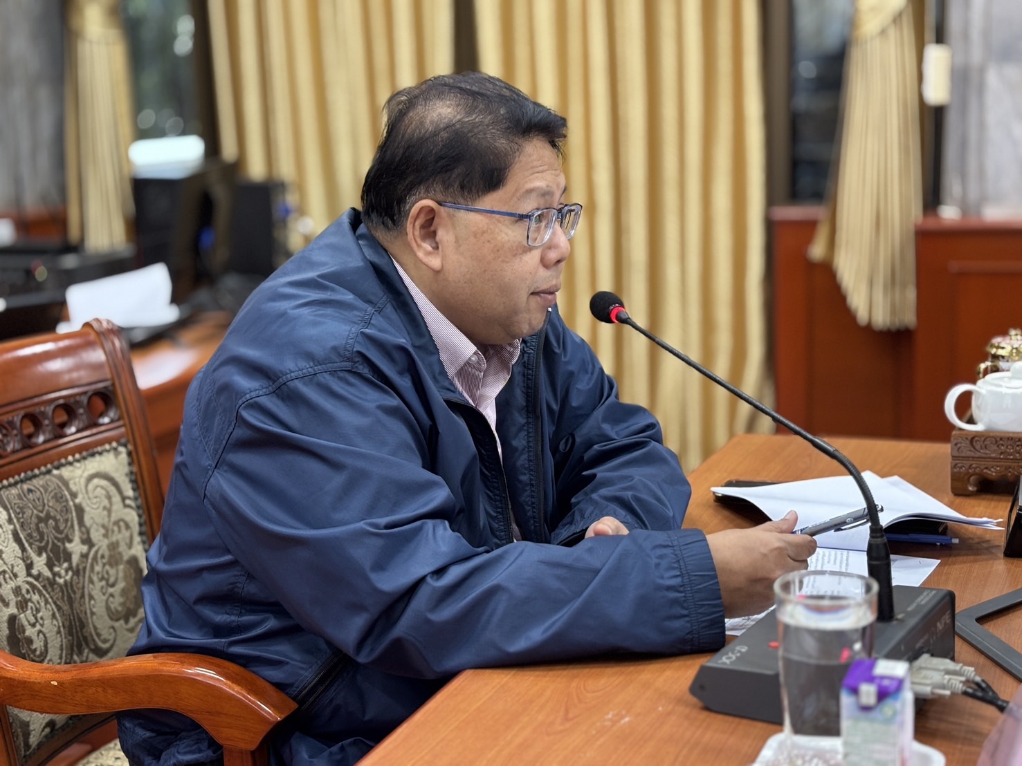 พช.หนองคาย ร่วมประชุมเตรียมความพร้อมเทศกาลมหาสงกรานต์อีสานหนองคาย และสมโภชสรงน้ำหลวงพ่อพระใส ประจำปี 2568