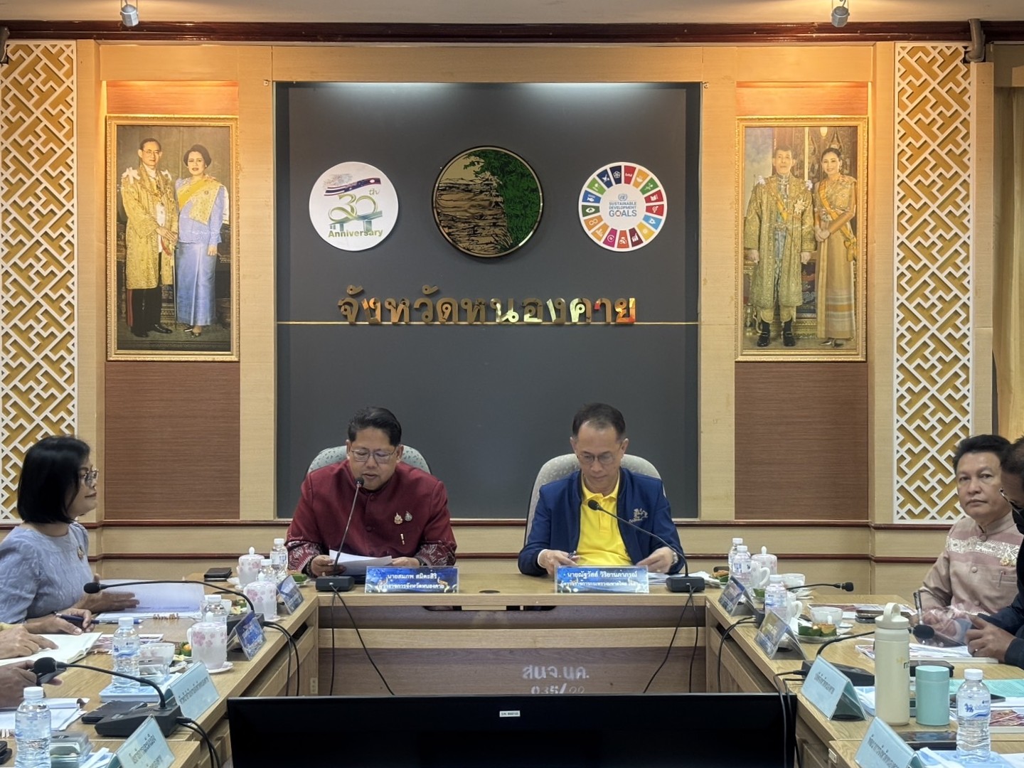 ผู้ตรวจ พช. (นายสุรพล แก้วอินธิ) และพจ.หนองคาย ร่วมการประชุมการตรวจราชการของผู้ตรวจราชการกระทรวงมหาดไทย (นายณัฐวัสส์ วิริยานภาภรณ์)