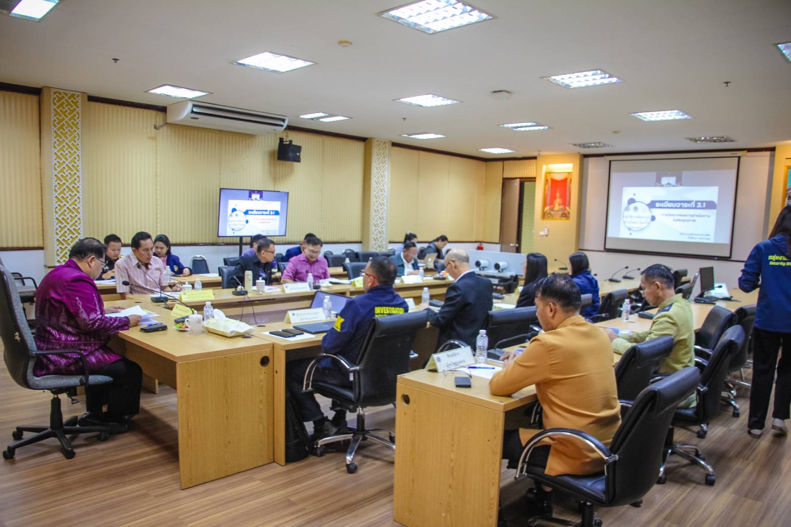 พช.หนองคาย ร่วมประชุมศูนย์ปฏิบัติการติดตามเร่งรัดการบำบัดรักษา ฟื้นฟูสภาพทางสังคม ป้องกัน และปราบปรามยาเสพติด ครั้งที่ 3/2568