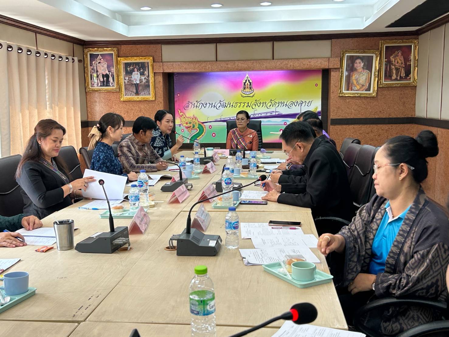 พช.หนองคาย ร่วมการประชุมคัดเลือกชุมชนต้นแบบ “เที่ยวชุมชน ยลวิถี” จังหวัดหนองคาย ประจำปีงบประมาณ พ.ศ. 2568