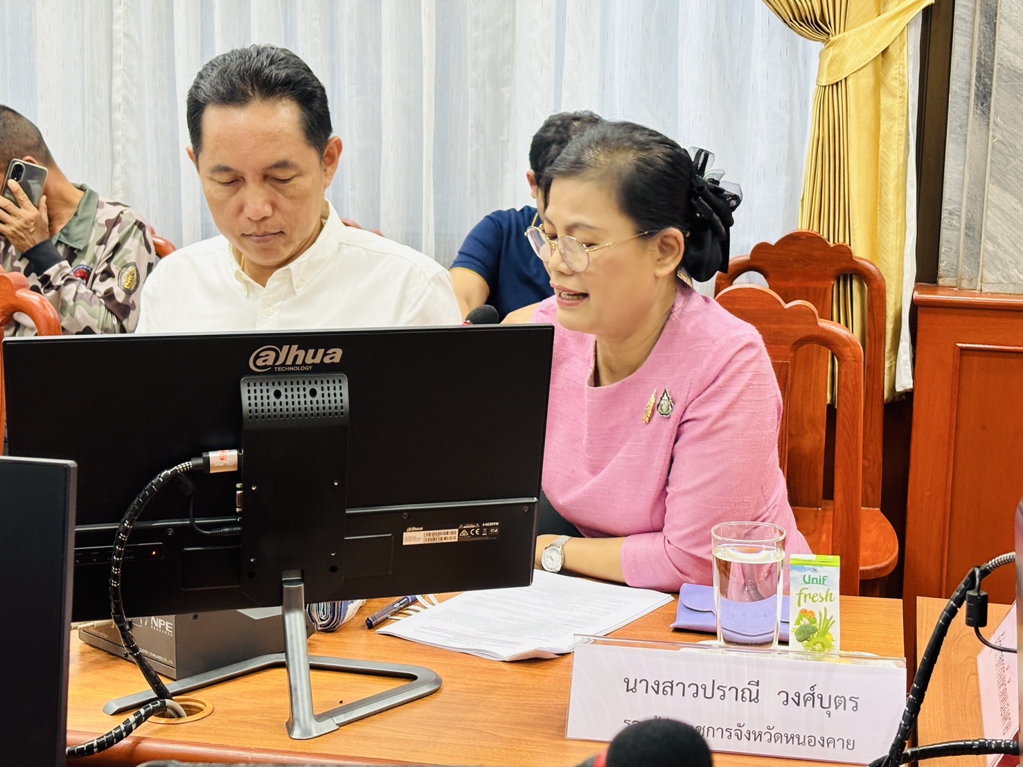 พช.หนองคาย ร่วมประชุมเตรียมความพร้อมเทศกาลมหาสงกรานต์อีสานหนองคาย และสมโภชสรงน้ำหลวงพ่อพระใส ประจำปี 2568