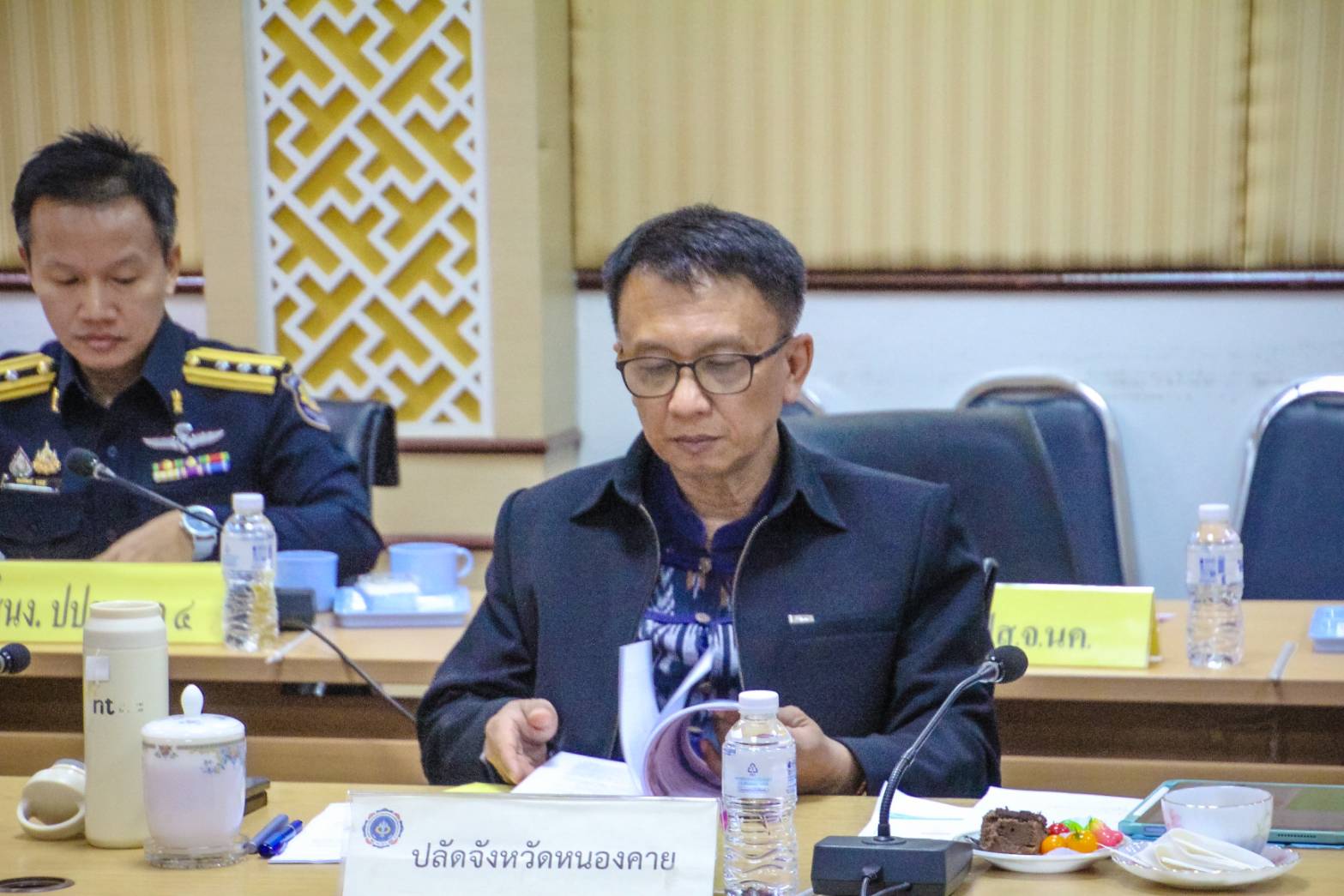 พช.หนองคาย ร่วมประชุมศูนย์ปฏิบัติการติดตามเร่งรัดการบำบัดรักษา ฟื้นฟูสภาพทางสังคม ป้องกัน และปราบปรามยาเสพติด ครั้งที่ 3/2568