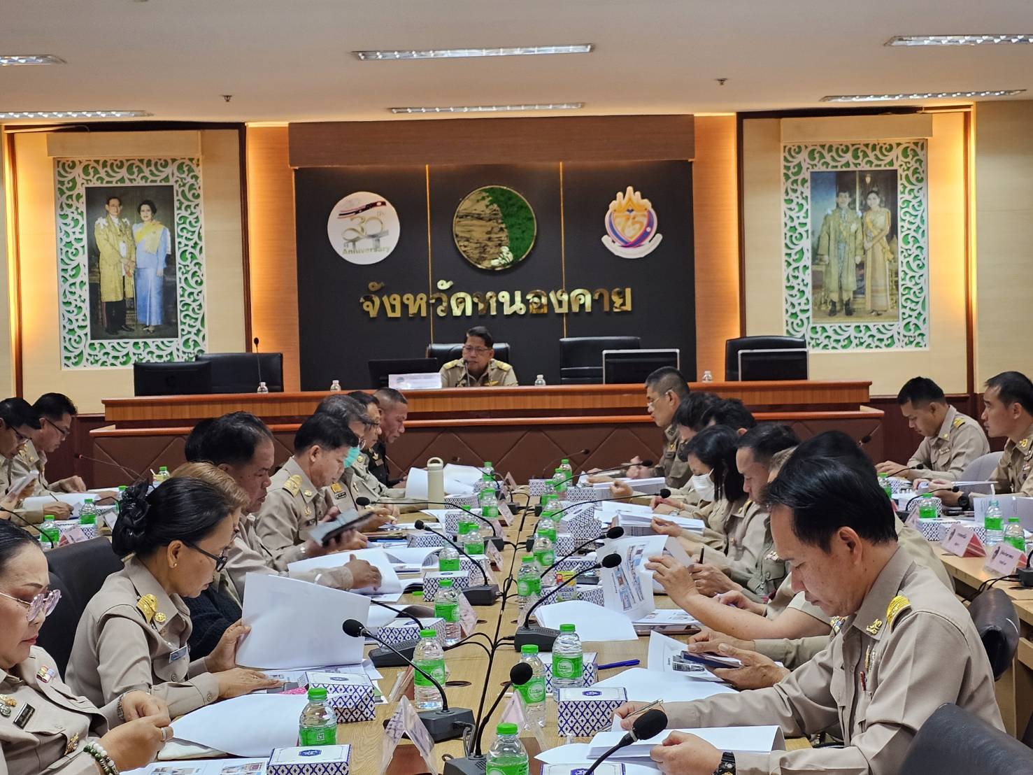 พช.หนองคาย ร่วมประชุมเตรียมความพร้อมรับเสด็จฯ สมเด็จพระกนิษฐาธิราชเจ้า กรมสมเด็จพระเทพรัตนราชสุดาฯ สยามบรมราชกุมารี เสด็จพระราชดำเนินทรงเปิดอาคารห้องสมุดประชาชน “เฉลิมราชกุมารี” จังหวัดหนองคาย