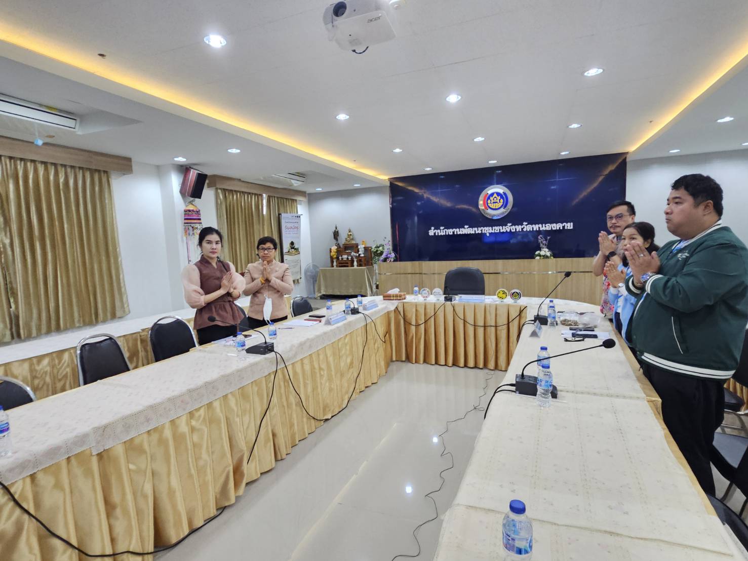 พช.หนองคาย ร่วมการประชุมกรมการพัฒนาชุมชน ครั้งที่ 2/2568 ผ่านระบบวิดีทัศน์ทางไกล (Video Conference)