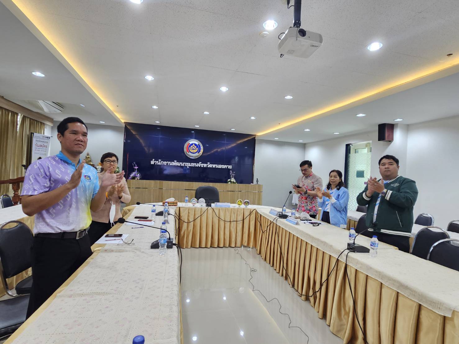 พช.หนองคาย ร่วมการประชุมกรมการพัฒนาชุมชน ครั้งที่ 2/2568 ผ่านระบบวิดีทัศน์ทางไกล (Video Conference)