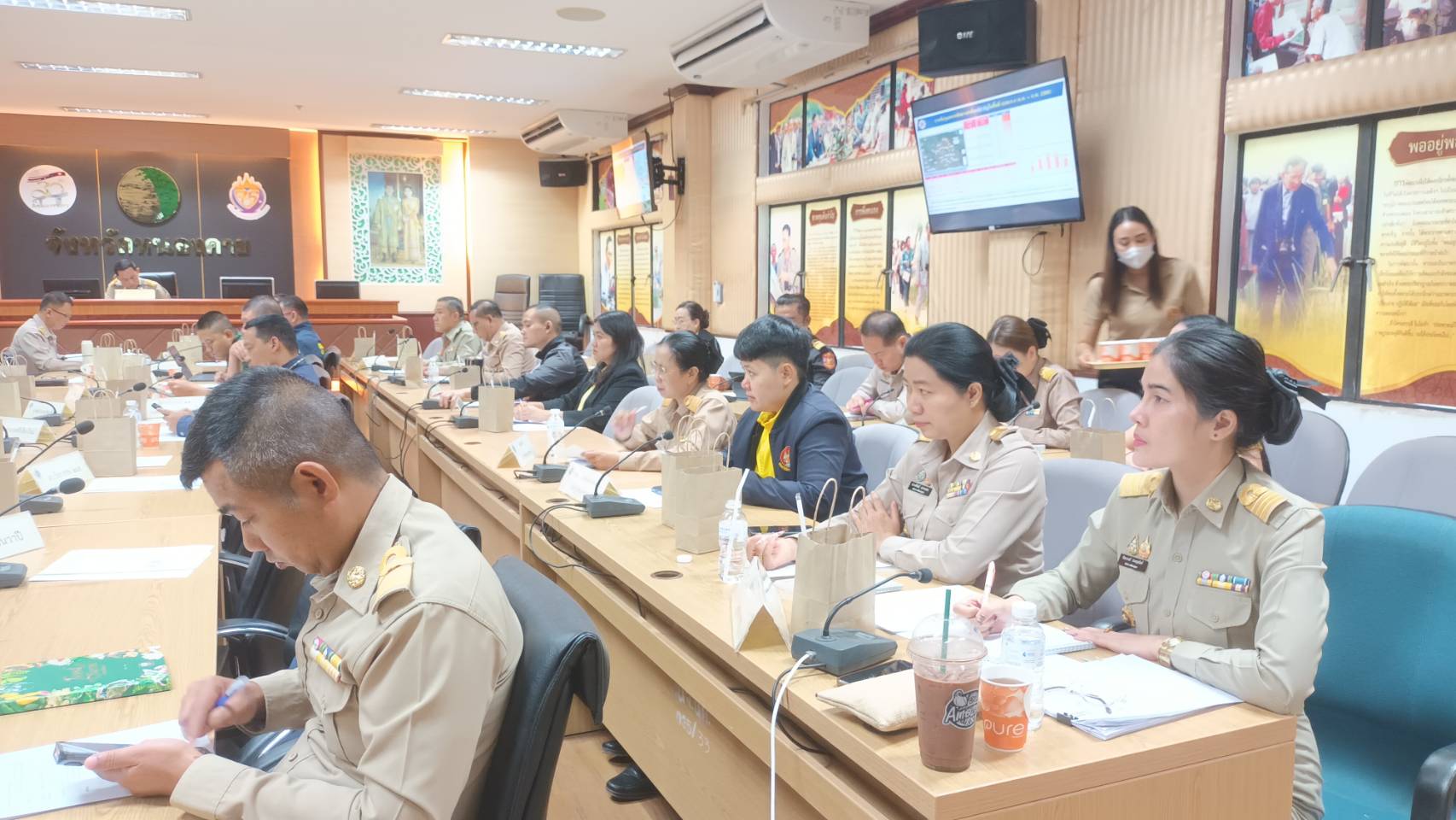พช.หนองคาย ร่วมประชุมคณะกรรมการศูนย์อำนวยการป้องกันและปราบปรามยาเสพติดจังหวัดหนองคาย (ศอ.ปส.จ.นค.) ครั้งที่ 2/2568