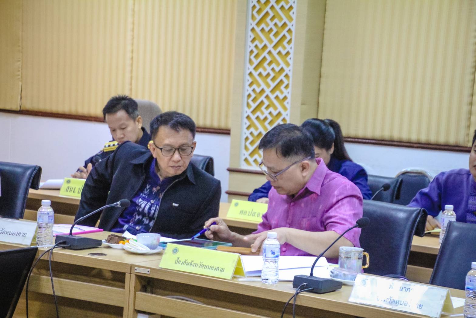 พช.หนองคาย ร่วมประชุมศูนย์ปฏิบัติการติดตามเร่งรัดการบำบัดรักษา ฟื้นฟูสภาพทางสังคม ป้องกัน และปราบปรามยาเสพติด ครั้งที่ 3/2568