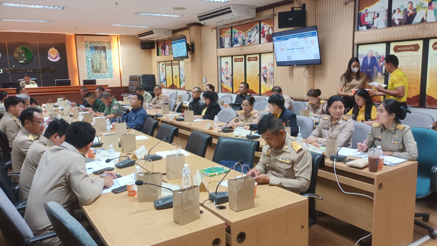 พช.หนองคาย ร่วมประชุมคณะกรรมการศูนย์อำนวยการป้องกันและปราบปรามยาเสพติดจังหวัดหนองคาย (ศอ.ปส.จ.นค.) ครั้งที่ 2/2568