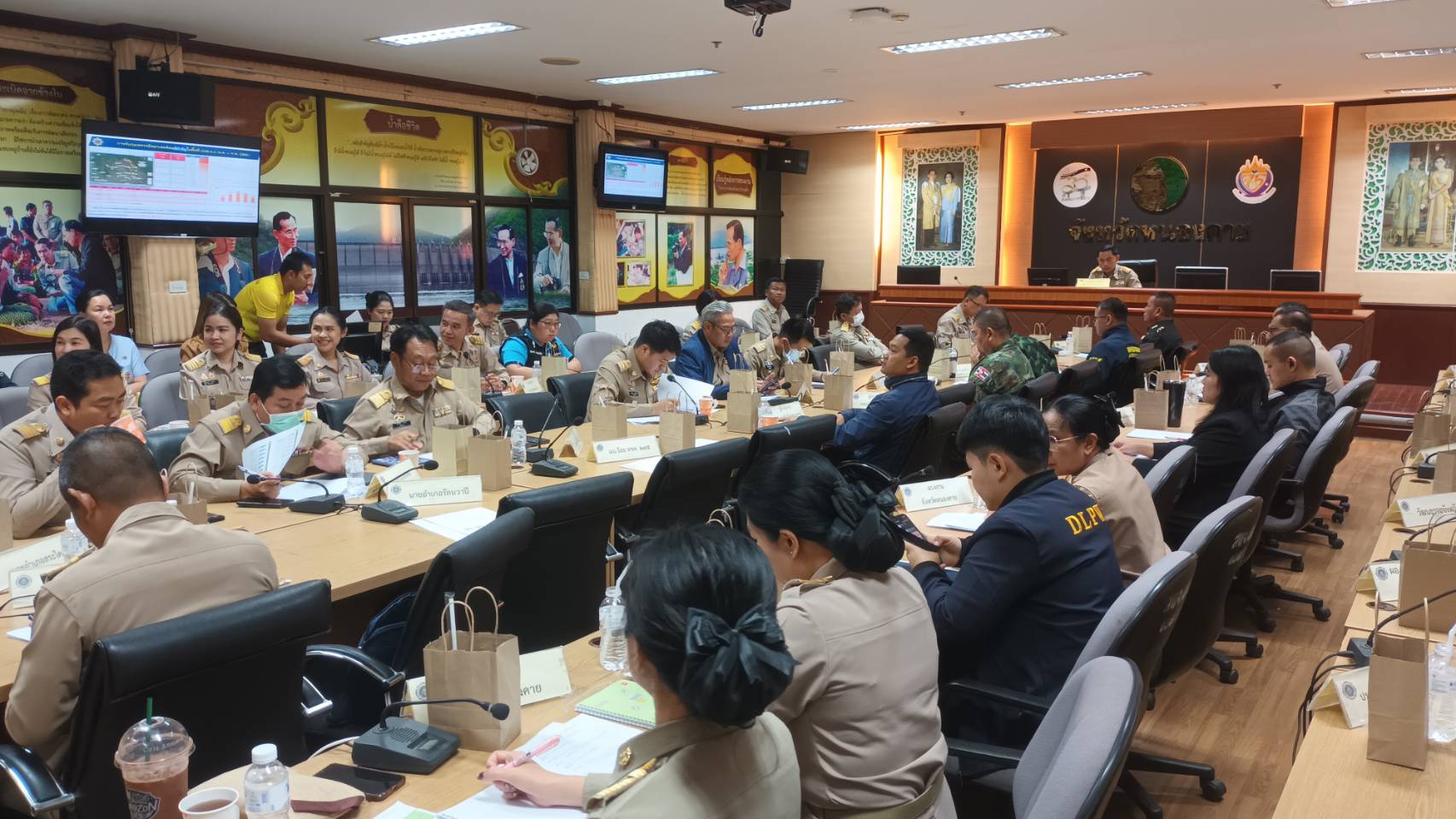 พช.หนองคาย ร่วมประชุมคณะกรรมการศูนย์อำนวยการป้องกันและปราบปรามยาเสพติดจังหวัดหนองคาย (ศอ.ปส.จ.นค.) ครั้งที่ 2/2568