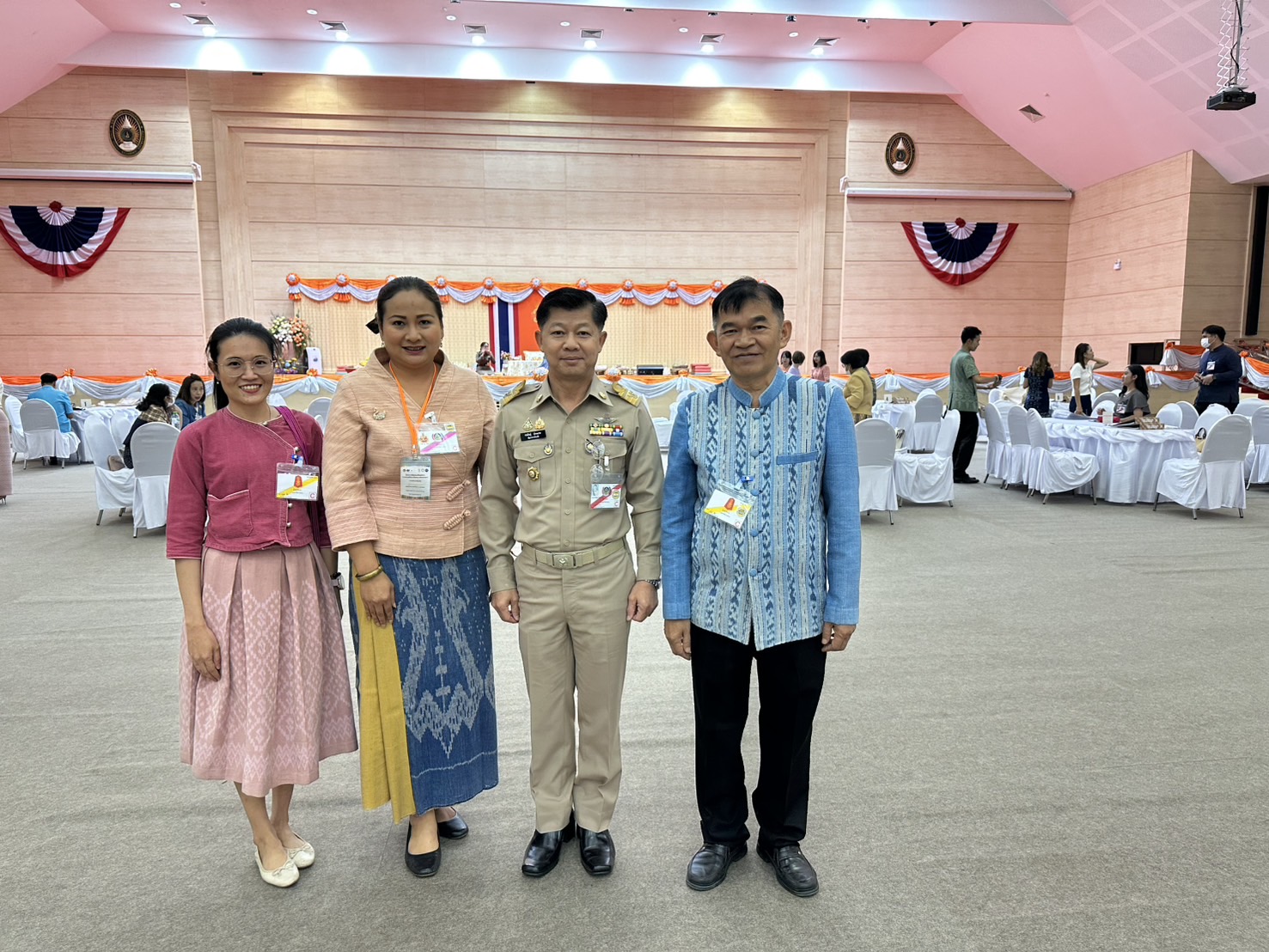 จังหวัดหนองคาย ร่วมรับเสด็จสมเด็จพระเจ้าลูกเธอ เจ้าฟ้าสิริวัณณวรี นารีรัตนราชกัญญา เสด็จเป็นองค์ประธานโครงการจัดแสดงนิทรรศการและผลงานภูมิปัญญาผ้าไทยและงานหัตถกรรมชุมชน จุดดำเนินการที่ 1 ภาคตะวันออกเฉียงเหนือ