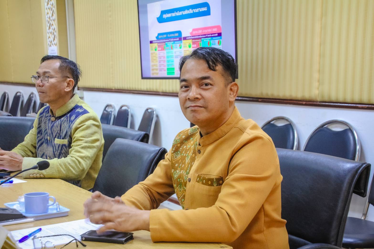 พช.หนองคาย ร่วมประชุมศูนย์ปฏิบัติการติดตามเร่งรัดการบำบัดรักษา ฟื้นฟูสภาพทางสังคม ป้องกัน และปราบปรามยาเสพติด ครั้งที่ 3/2568