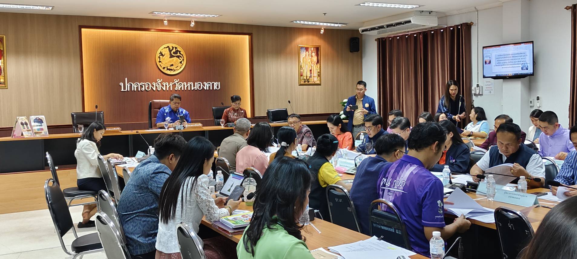 พช.หนองคาย ร่วมประชุมเตรียมความพร้อมในการจัดงานฉลองอนุสาวรีย์ปราบฮ่อใต้ร่มพระบารมี 198 ปี และงานกาชาด พ.ศ. 2568 ครั้งที่ 2/2568