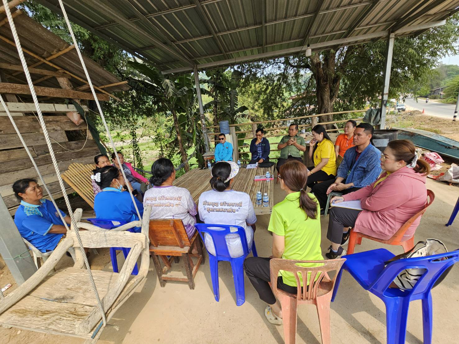 กองทุนฯ สตรี หนองคาย ลงพื้นที่ประเมินกลั่นกรองโครงการเงินทุนหมุนเวียน อำเภอสังคม