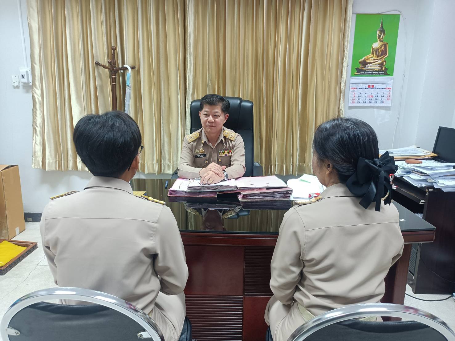 พช.หนองคาย ต้อนรับข้าราชการที่ได้รับคำสั่งบรรจุและแต่งตั้งผู้สอบแข่งขันได้ ให้ดำรงตำแหน่งนักวิชาการพัฒนาชุมชนปฏิบัติการ