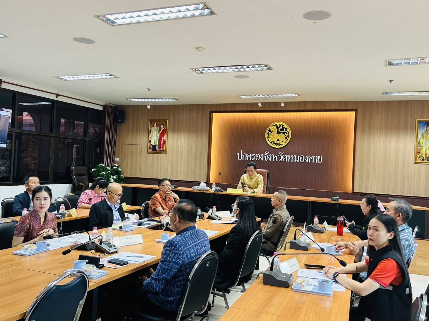 พช.หนองคาย ร่วมประชุมศูนย์ปฏิบัติการติดตามเร่งรัดการบำบัดรักษา ฟื้นฟูสภาพทางสังคม ป้องกัน และปราบปรามยาเสพติด ครั้งที่ 5/2568