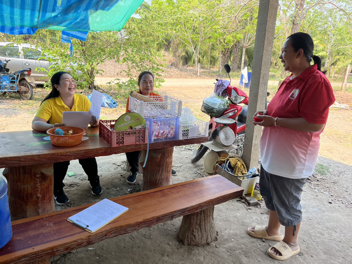 กองทุนฯ สตรี หนองคาย ลงพื้นที่ประเมินกลั่นกรองโครงการเงินทุนหมุนเวียน อำเภอสังคม