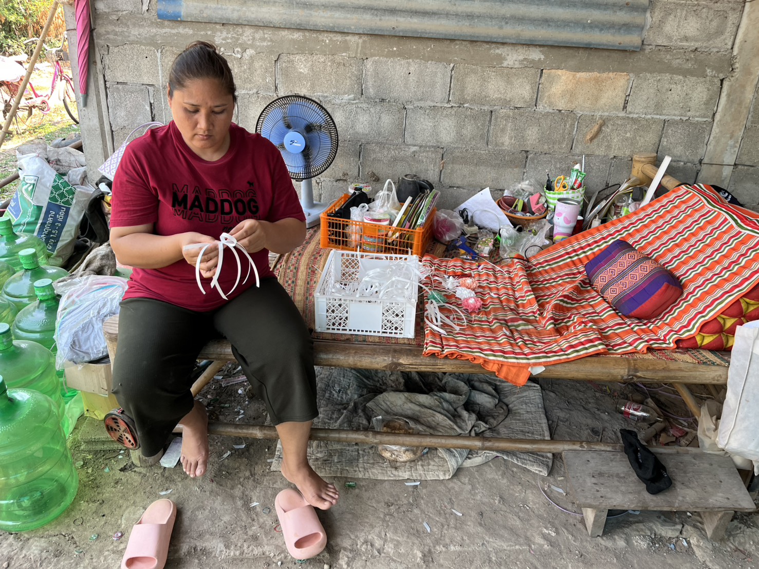 กองทุนฯ สตรี หนองคาย ลงพื้นที่ประเมินกลั่นกรองโครงการเงินทุนหมุนเวียน อำเภอสังคม