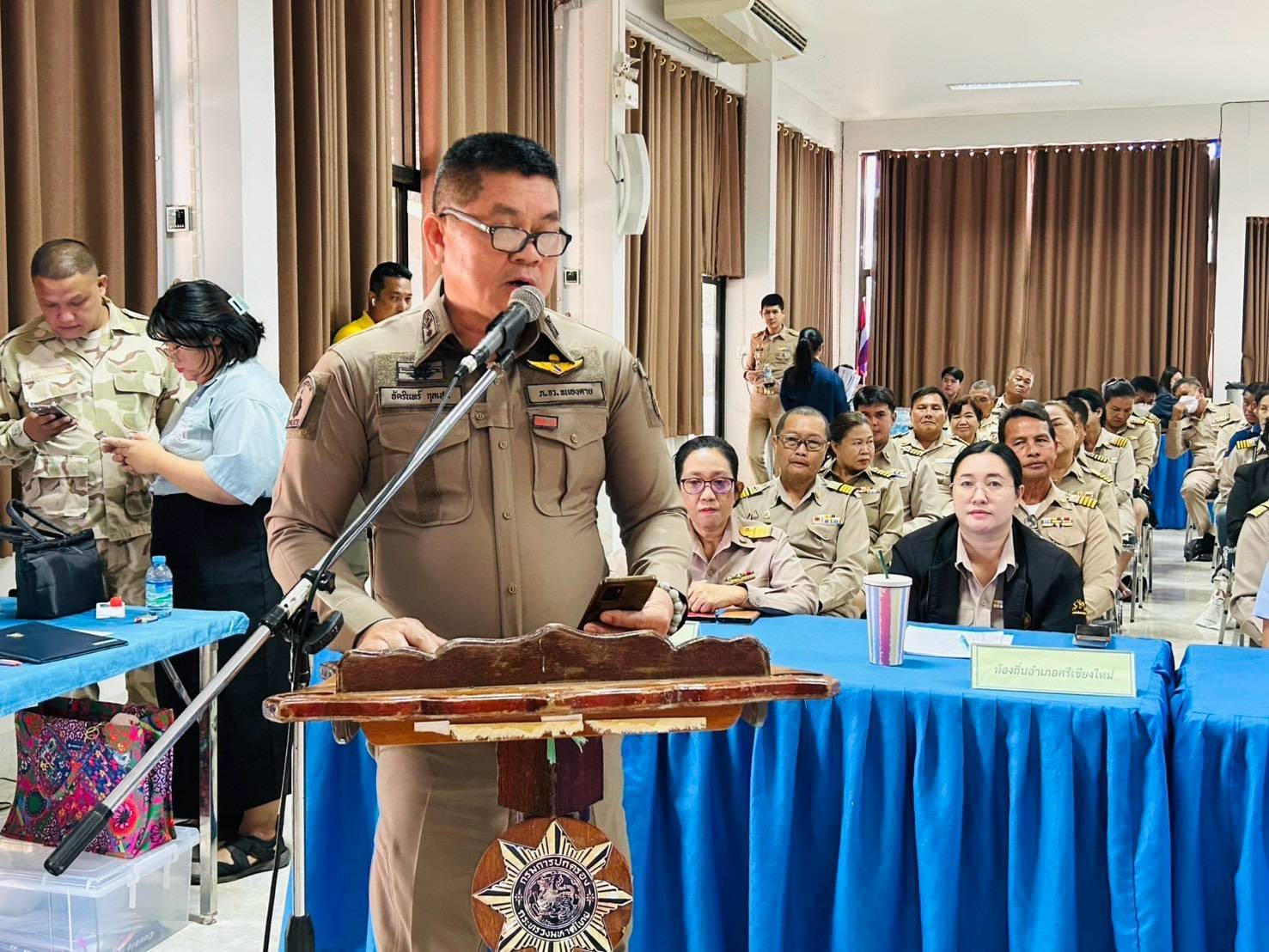 พช.หนองคาย ร่วมประชุมติดตามการดำเนินงานตามแผนปฏิบัติการสกัดกั้นและปราบปรามยาเสพติด “Seal Stop Safe” ผนึกกำลัง อำเภอชายแดน พื้นที่จังหวัดหนองคาย