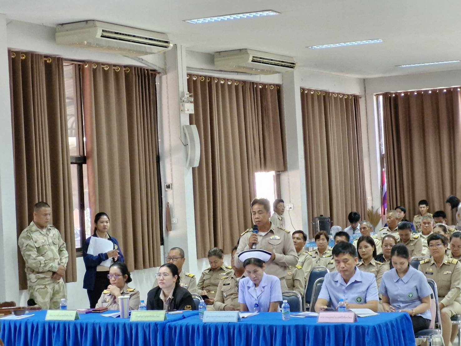 พช.หนองคาย ร่วมประชุมติดตามการดำเนินงานตามแผนปฏิบัติการสกัดกั้นและปราบปรามยาเสพติด “Seal Stop Safe” ผนึกกำลัง อำเภอชายแดน พื้นที่จังหวัดหนองคาย