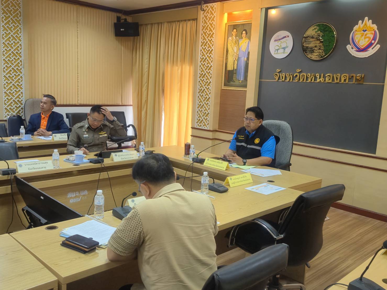 พช.หนองคาย ร่วมประชุมศูนย์ปฏิบัติการติดตามเร่งรัดการบำบัดรักษา ฟื้นฟูสภาพทางสังคม ป้องกัน และปราบปรามยาเสพติด ครั้งที่ 6/2568