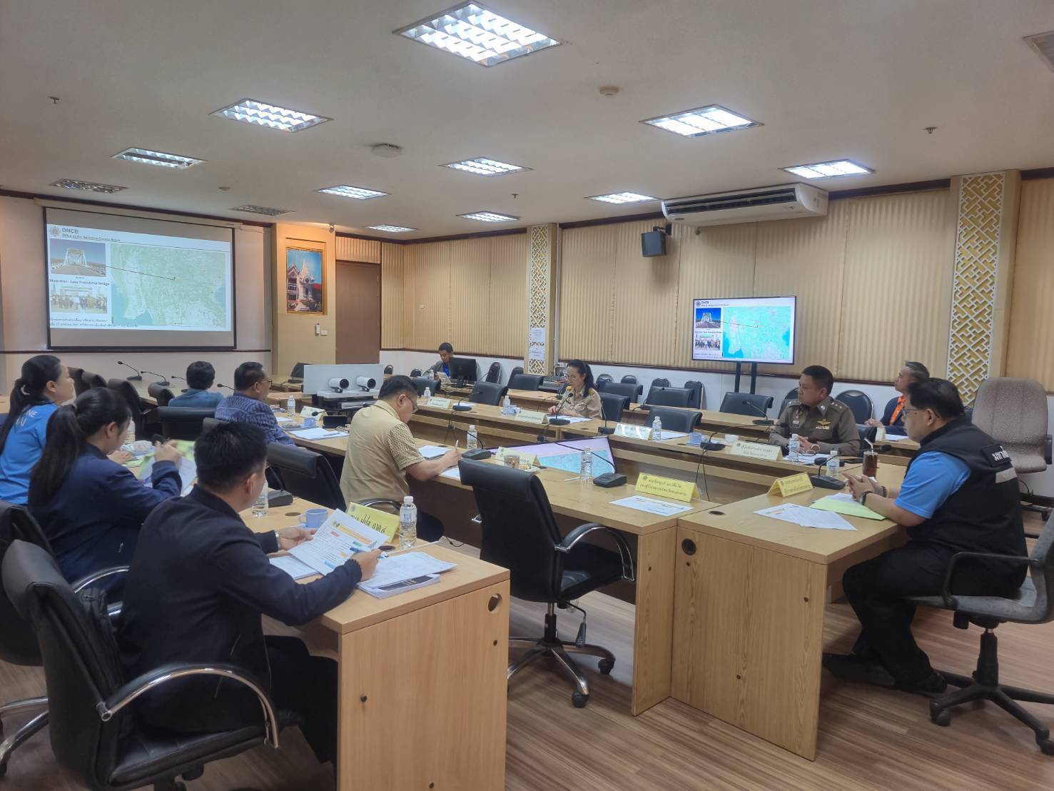 พช.หนองคาย ร่วมประชุมศูนย์ปฏิบัติการติดตามเร่งรัดการบำบัดรักษา ฟื้นฟูสภาพทางสังคม ป้องกัน และปราบปรามยาเสพติด ครั้งที่ 6/2568