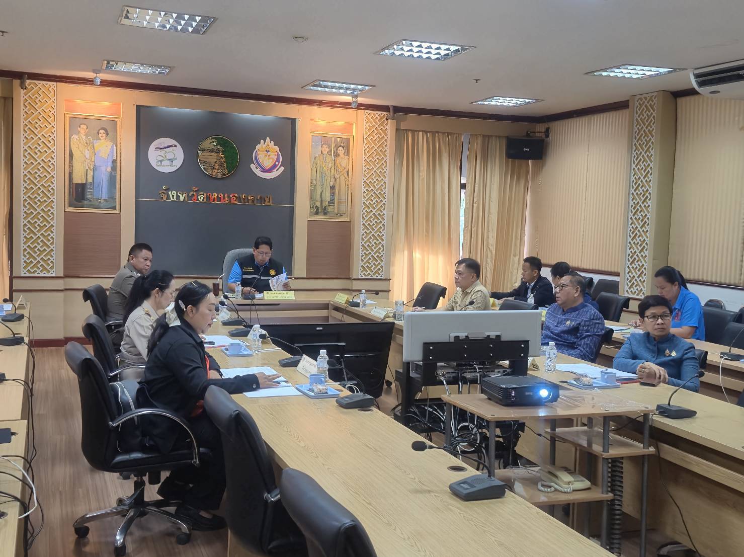 พช.หนองคาย ร่วมประชุมศูนย์ปฏิบัติการติดตามเร่งรัดการบำบัดรักษา ฟื้นฟูสภาพทางสังคม ป้องกัน และปราบปรามยาเสพติด ครั้งที่ 6/2568