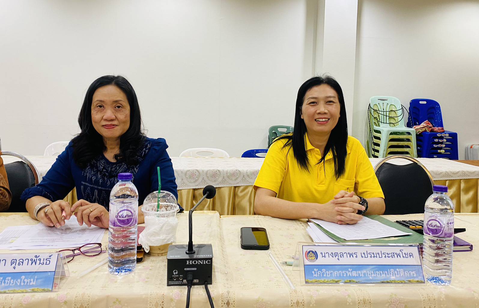 พช.หนองคาย ประชุมคณะกรรมการกลั่นกรองการประเมินผลการปฏิบัติราชการและพิจารณาความดีความชอบของข้าราชการ สำนักงานพัฒนาชุมชนจังหวัดหนองคาย ครั้งที่ 1/2568