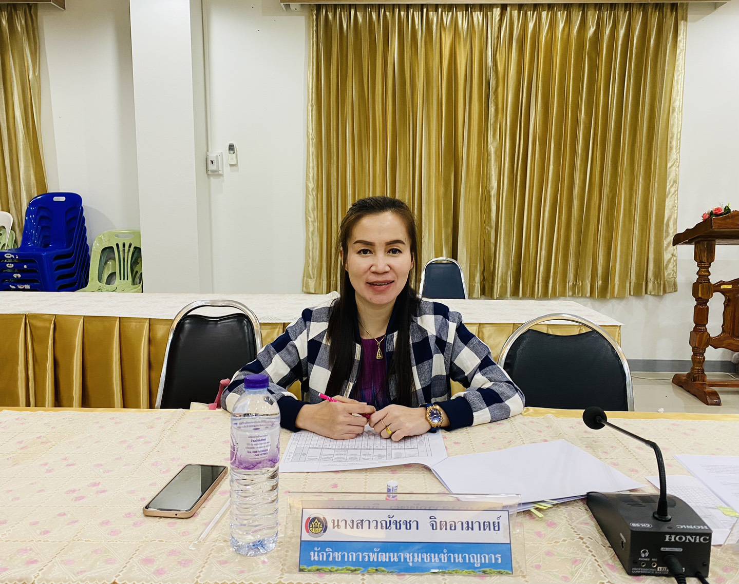 พช.หนองคาย ประชุมคณะกรรมการกลั่นกรองการประเมินผลการปฏิบัติราชการและพิจารณาความดีความชอบของข้าราชการ สำนักงานพัฒนาชุมชนจังหวัดหนองคาย ครั้งที่ 1/2568