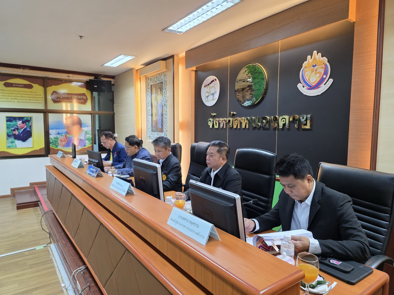 พช.หนองคาย ร่วมประชุมการตรวจราชการตามแผนการตรวจราชการแบบบูรณาการ ของคณะผู้ตรวจราชการ เขตตรวจราชการที่ 10 ประจำปีงบประมาณ พ.ศ. 2568 รอบที่ 1