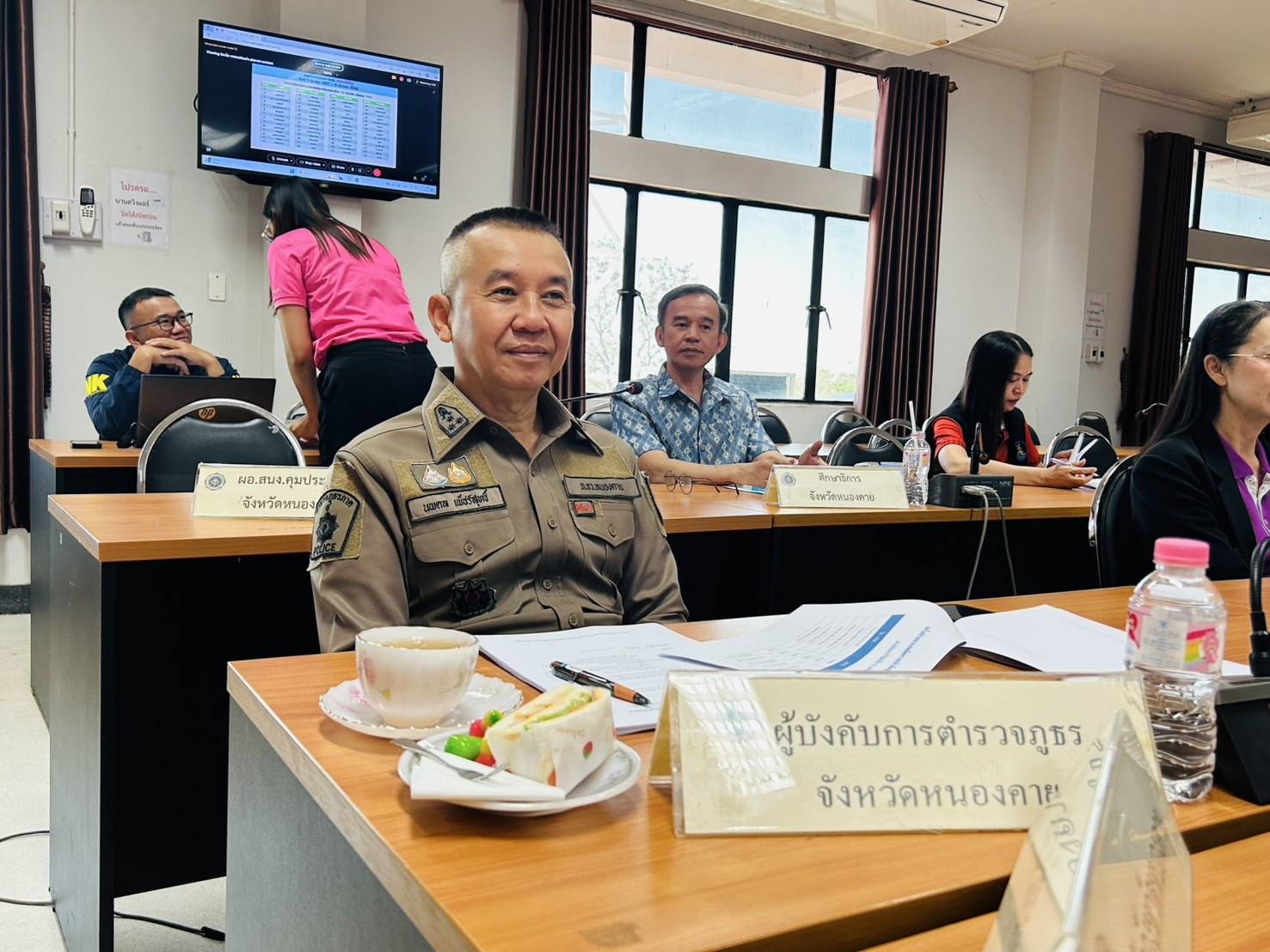 พช.หนองคาย ร่วมประชุมศูนย์ปฏิบัติการติดตามเร่งรัดการบำบัดรักษา ฟื้นฟูสภาพทางสังคม ป้องกัน และปราบปรามยาเสพติด ครั้งที่ 5/2568