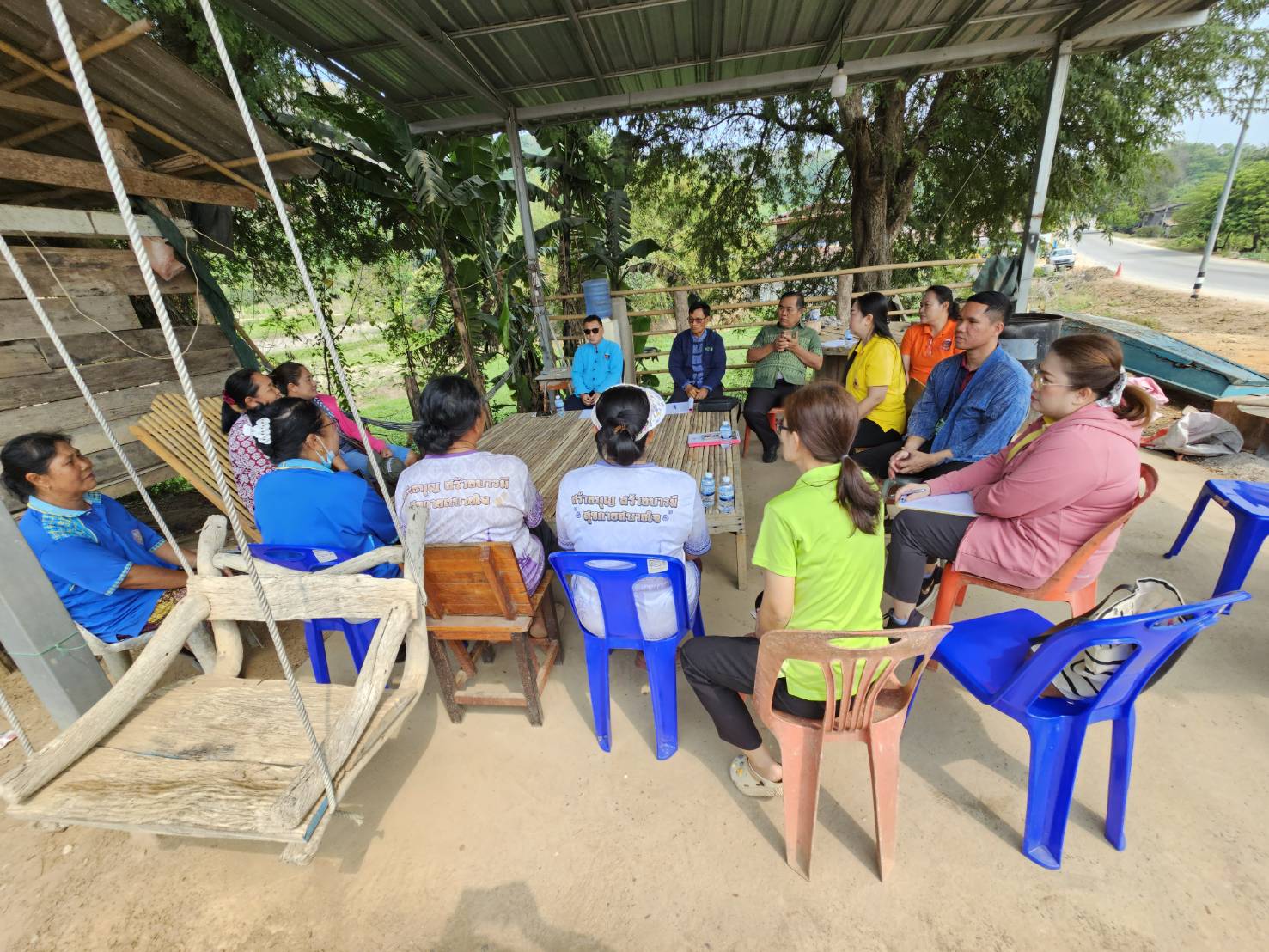 กองทุนฯ สตรี หนองคาย ลงพื้นที่ประเมินกลั่นกรองโครงการเงินทุนหมุนเวียน อำเภอสังคม
