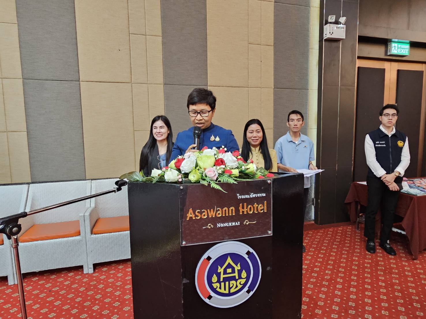 พช.หนองคาย จัดกิจกรรม มหกรรมการออม 51 ปี ทุนชุมชนขับเคลื่อนเศรษฐกิจฐานราก (ระดับภูมิภาค) ขับเคลื่อนทุนชุมชนสู่ความยั่งยืน