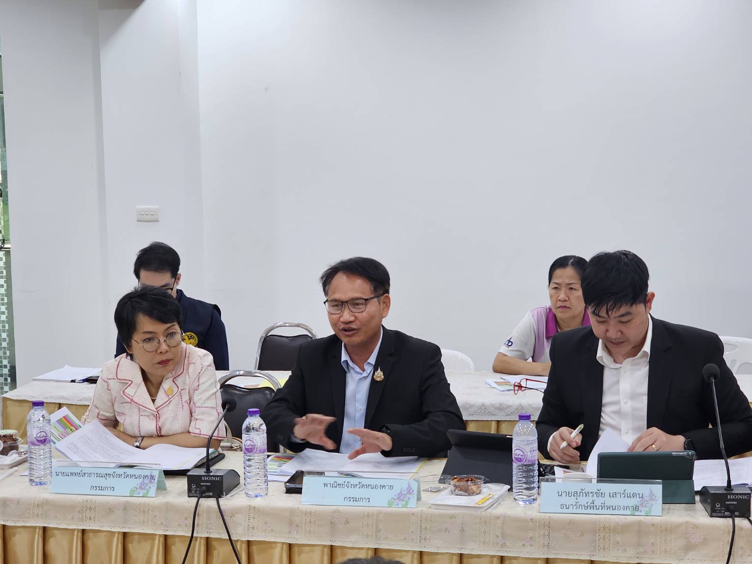 จังหวัดหนองคาย ดำเนินการประชุมคณะกรรมการขับเคลื่อนศูนย์แสดงและจำหน่ายผลิตภัณฑ์ OTOP จังหวัดหนองคาย ครั้งที่ 1/2568