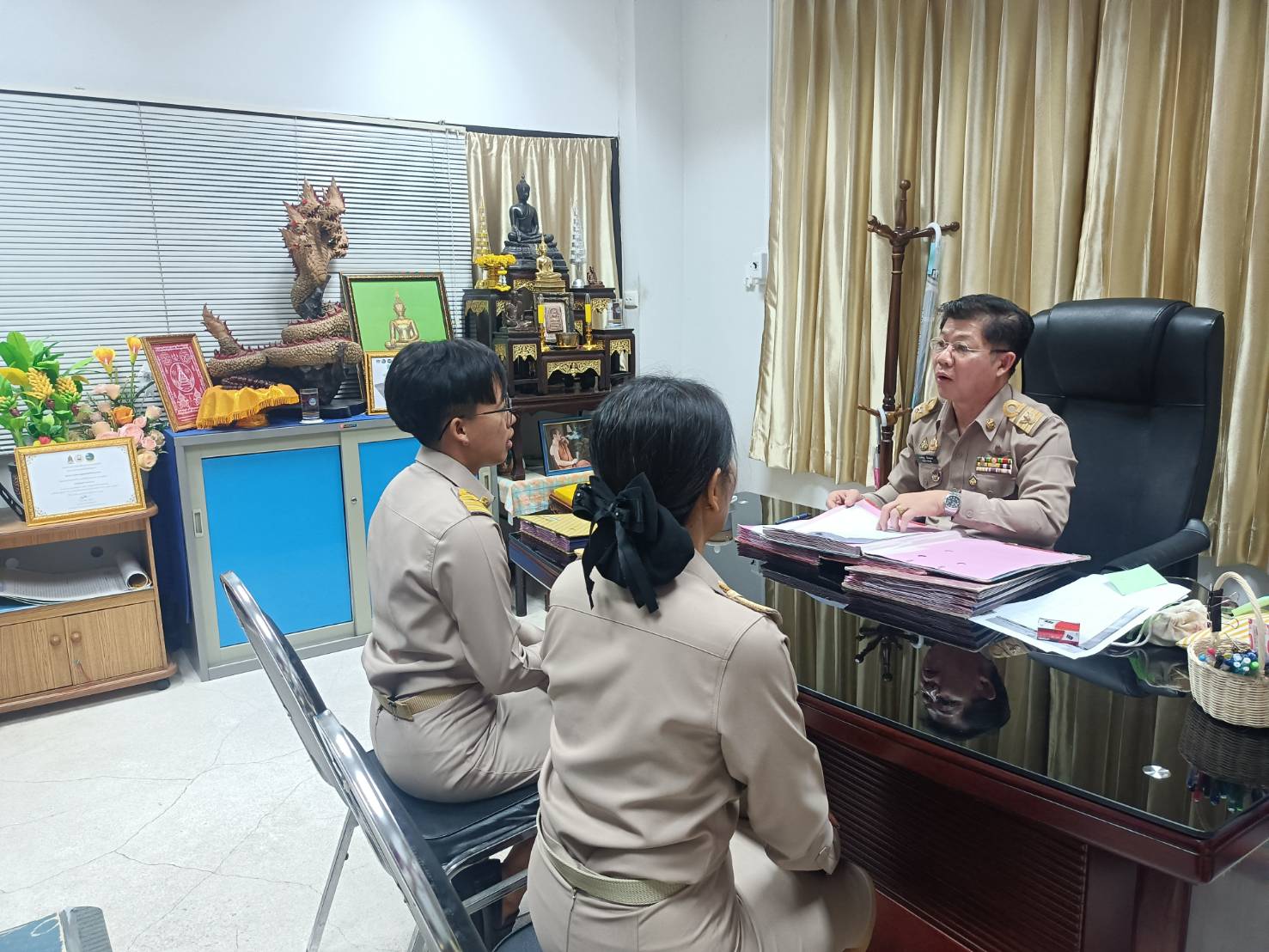 พช.หนองคาย ต้อนรับข้าราชการที่ได้รับคำสั่งบรรจุและแต่งตั้งผู้สอบแข่งขันได้ ให้ดำรงตำแหน่งนักวิชาการพัฒนาชุมชนปฏิบัติการ