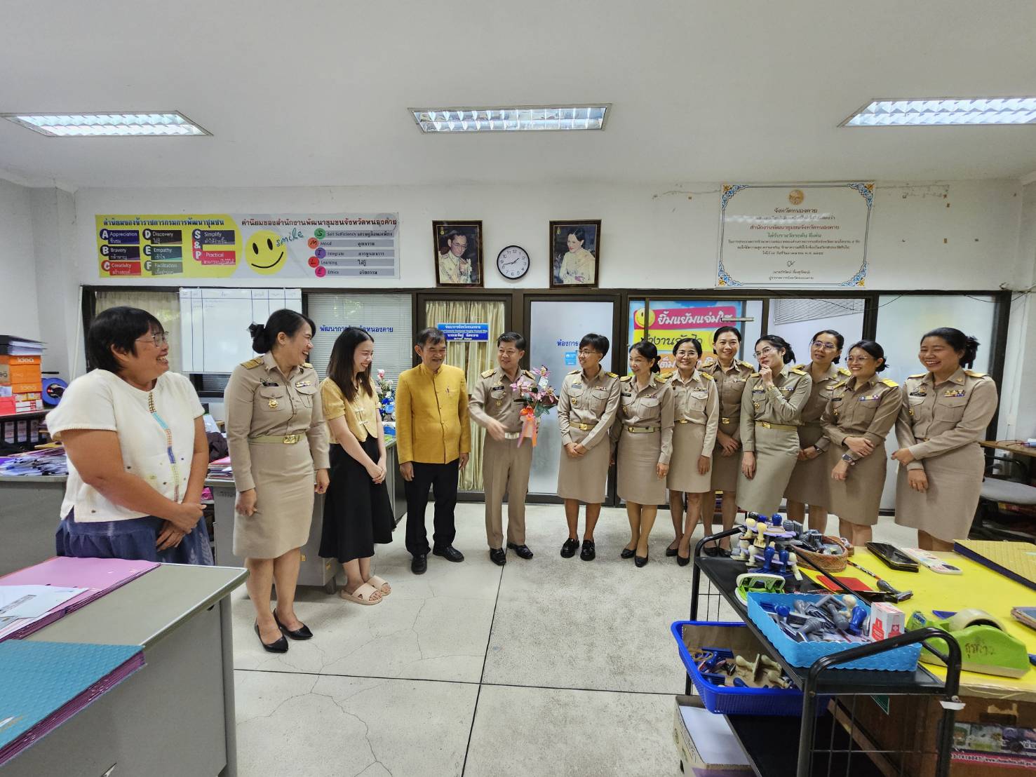 พช.หนองคาย ต้อนรับข้าราชการที่ได้รับคำสั่งบรรจุและแต่งตั้งผู้สอบแข่งขันได้ ให้ดำรงตำแหน่งนักวิชาการพัฒนาชุมชนปฏิบัติการ