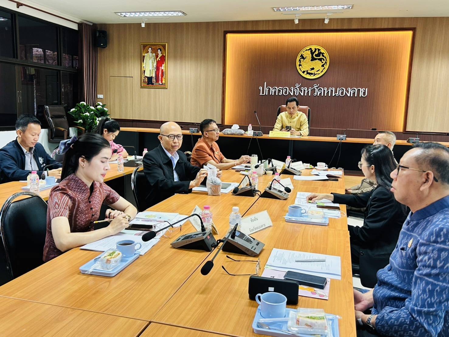 พช.หนองคาย ร่วมประชุมศูนย์ปฏิบัติการติดตามเร่งรัดการบำบัดรักษา ฟื้นฟูสภาพทางสังคม ป้องกัน และปราบปรามยาเสพติด ครั้งที่ 5/2568