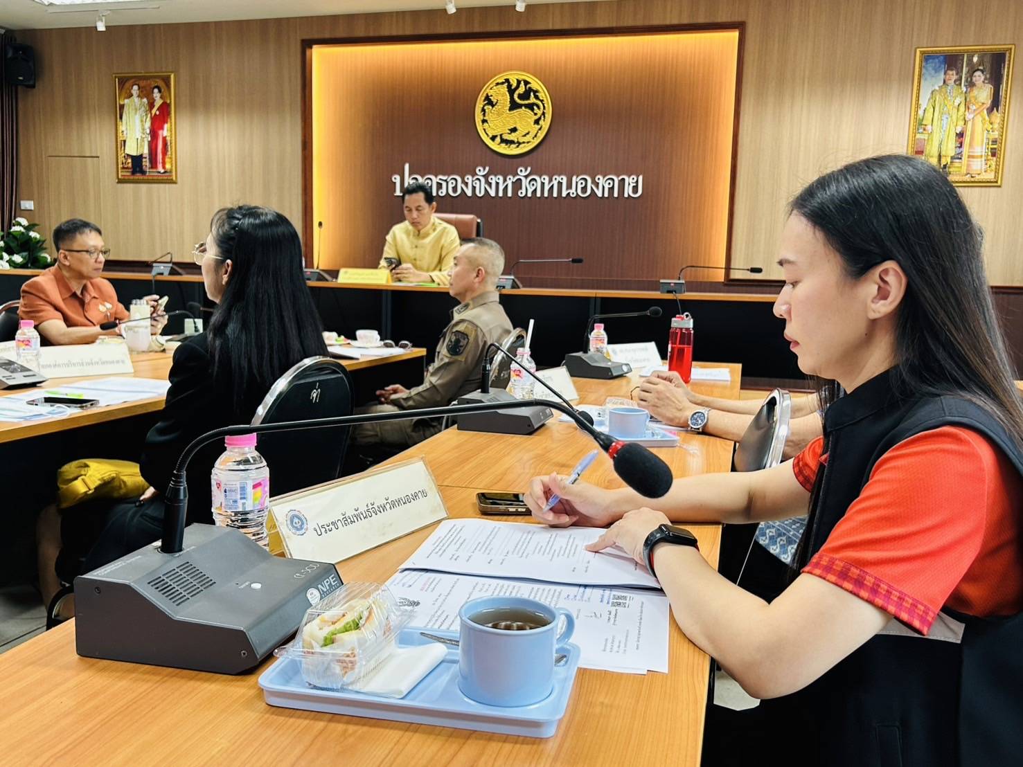 พช.หนองคาย ร่วมประชุมศูนย์ปฏิบัติการติดตามเร่งรัดการบำบัดรักษา ฟื้นฟูสภาพทางสังคม ป้องกัน และปราบปรามยาเสพติด ครั้งที่ 5/2568