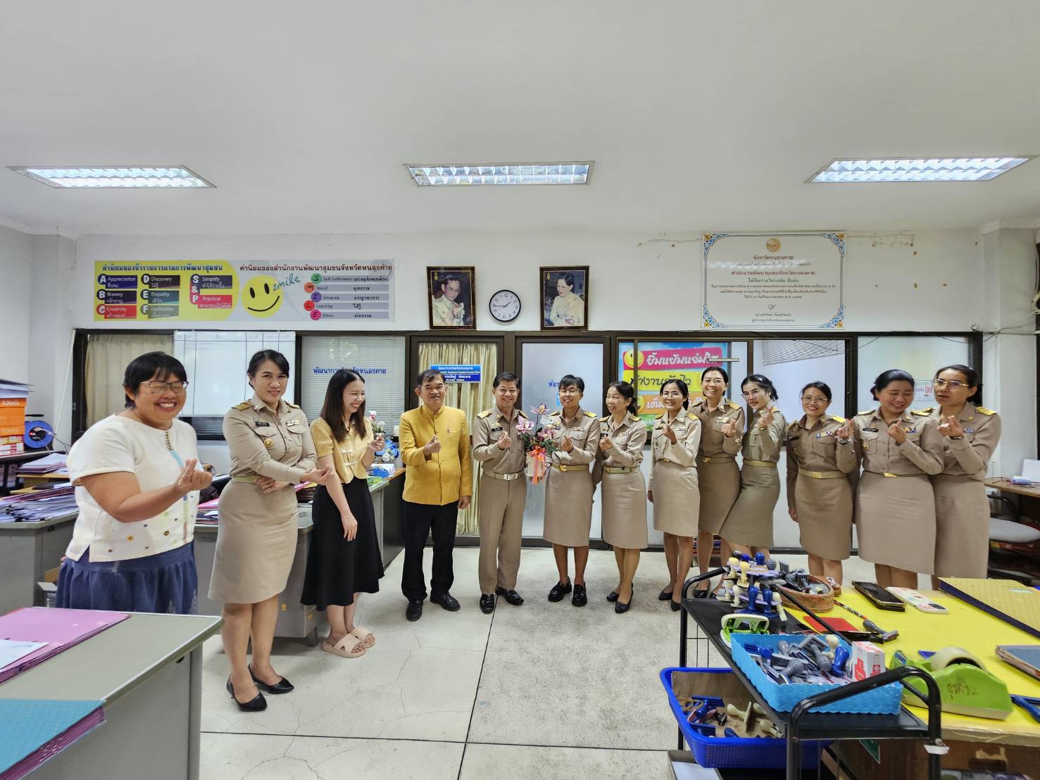พช.หนองคาย ต้อนรับข้าราชการที่ได้รับคำสั่งบรรจุและแต่งตั้งผู้สอบแข่งขันได้ ให้ดำรงตำแหน่งนักวิชาการพัฒนาชุมชนปฏิบัติการ