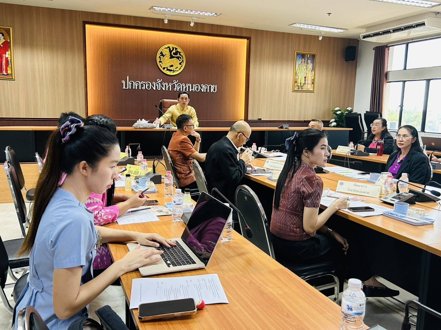 พช.หนองคาย ร่วมประชุมศูนย์ปฏิบัติการติดตามเร่งรัดการบำบัดรักษา ฟื้นฟูสภาพทางสังคม ป้องกัน และปราบปรามยาเสพติด ครั้งที่ 5/2568