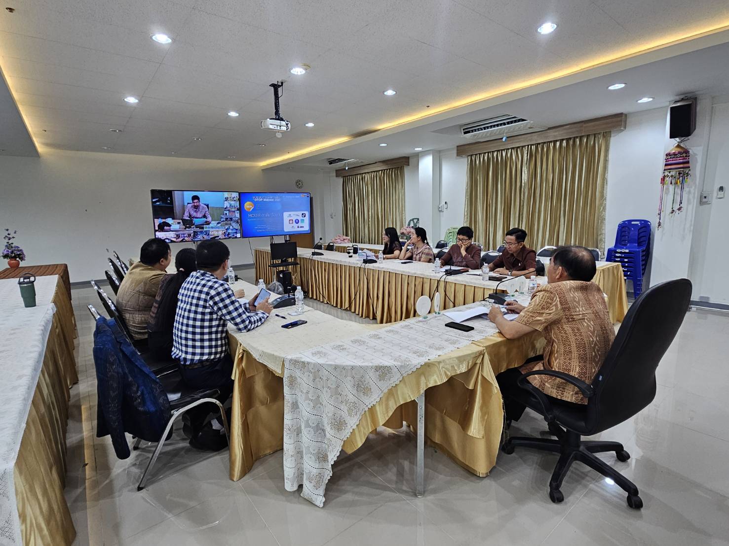 พช.หนองคาย ร่วมการประชุมกรมการพัฒนาชุมชน ครั้งที่ 4/2568 ผ่านระบบวิดีทัศน์ทางไกล (Video Conference)