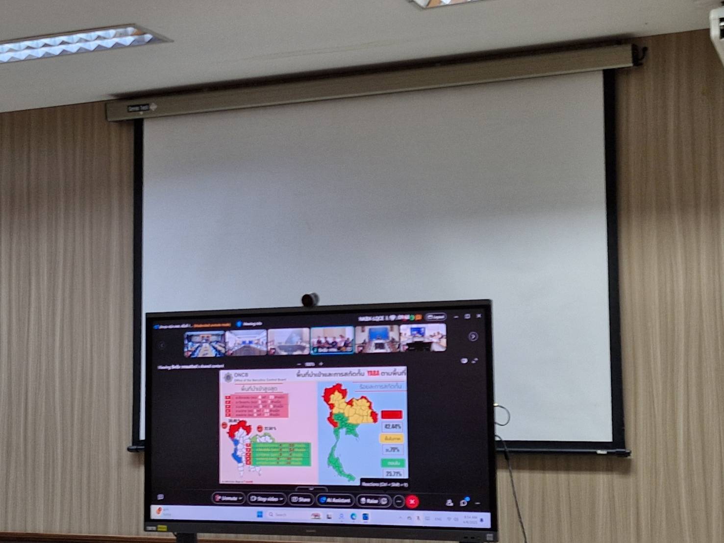 พช.หนองคาย ร่วมประชุมศูนย์ปฏิบัติการติดตามเร่งรัดการบำบัดรักษา ฟื้นฟูสภาพทางสังคม ป้องกัน และปราบปรามยาเสพติด ครั้งที่ 7/2568