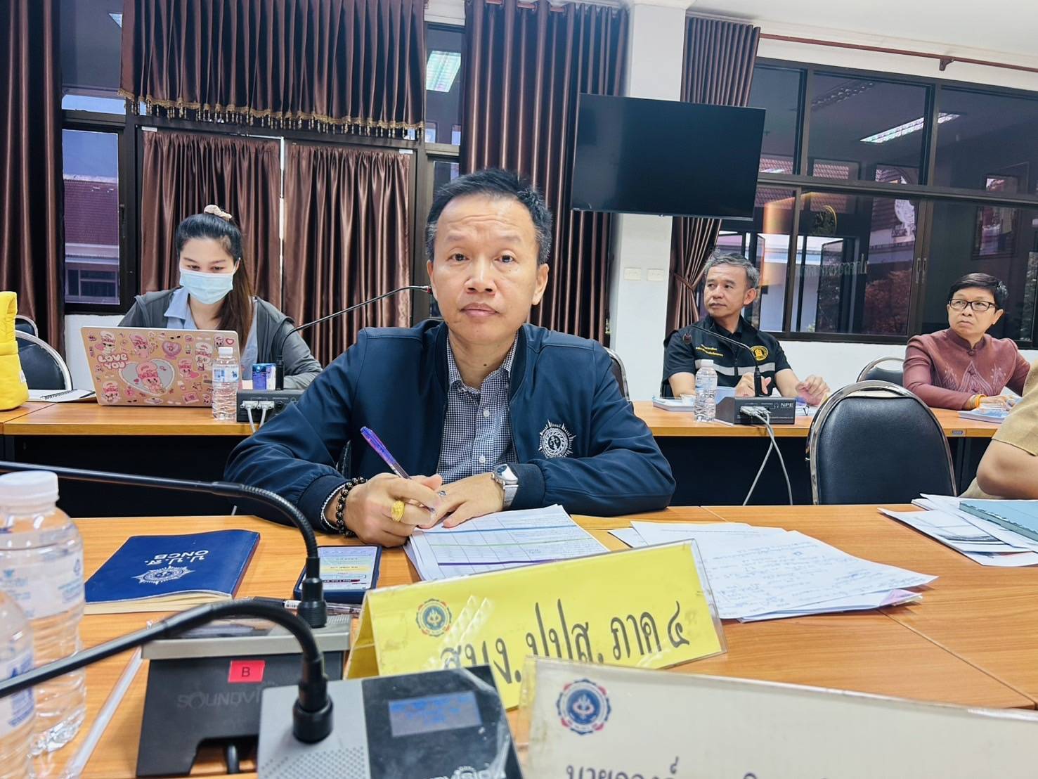 พช.หนองคาย ร่วมประชุมศูนย์ปฏิบัติการติดตามเร่งรัดการบำบัดรักษา ฟื้นฟูสภาพทางสังคม ป้องกัน และปราบปรามยาเสพติด ครั้งที่ 7/2568