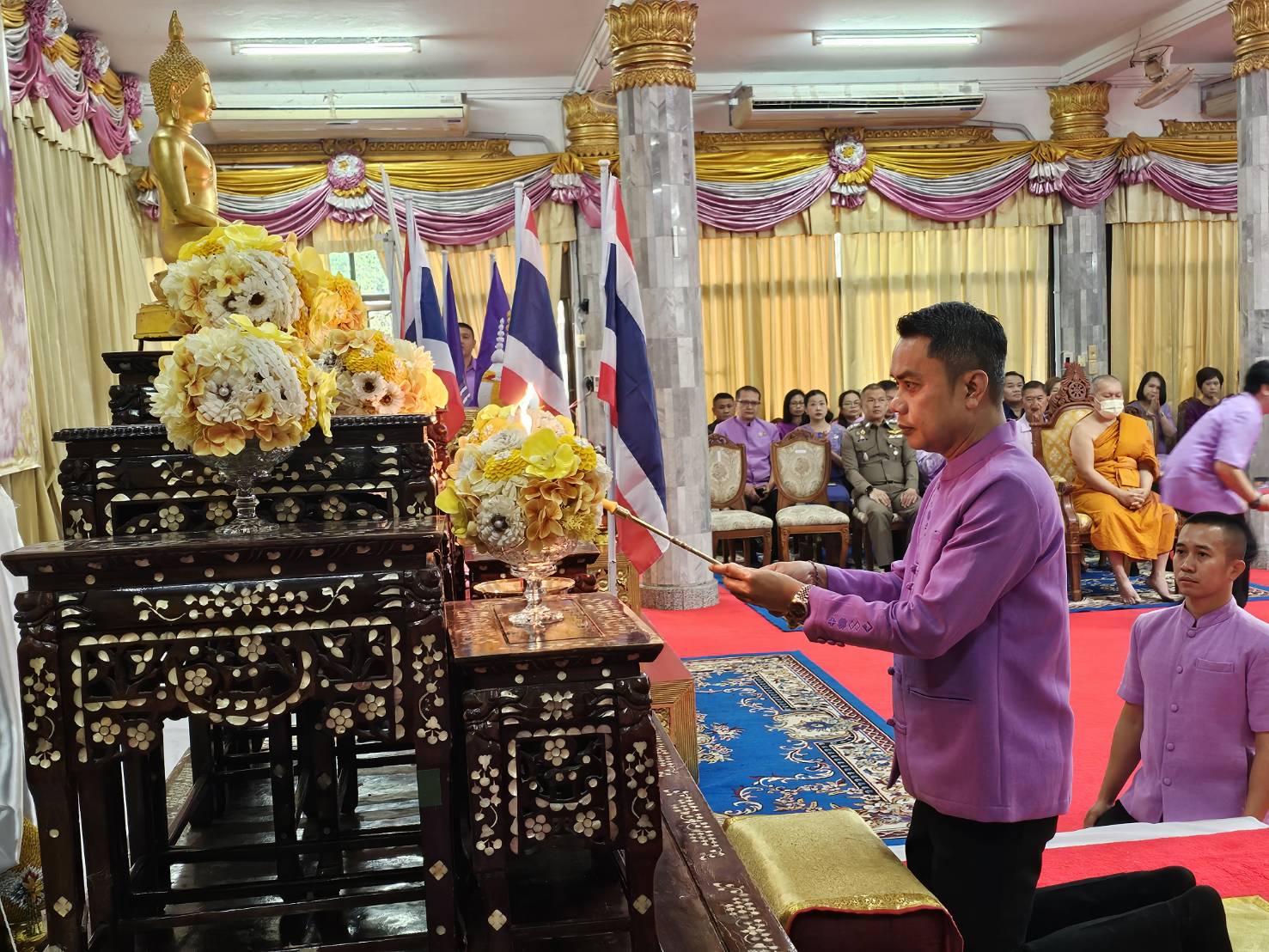 จังหวัดหนองคาย จัดพิธีทอดผ้าป่าสมทบกองทุนพัฒนาเด็กชนบทในพระราชูปถัมภ์ สมเด็จพระเทพรัตนราชสุดาฯ สยามบรมราชกุมารี ประจำปี 2568